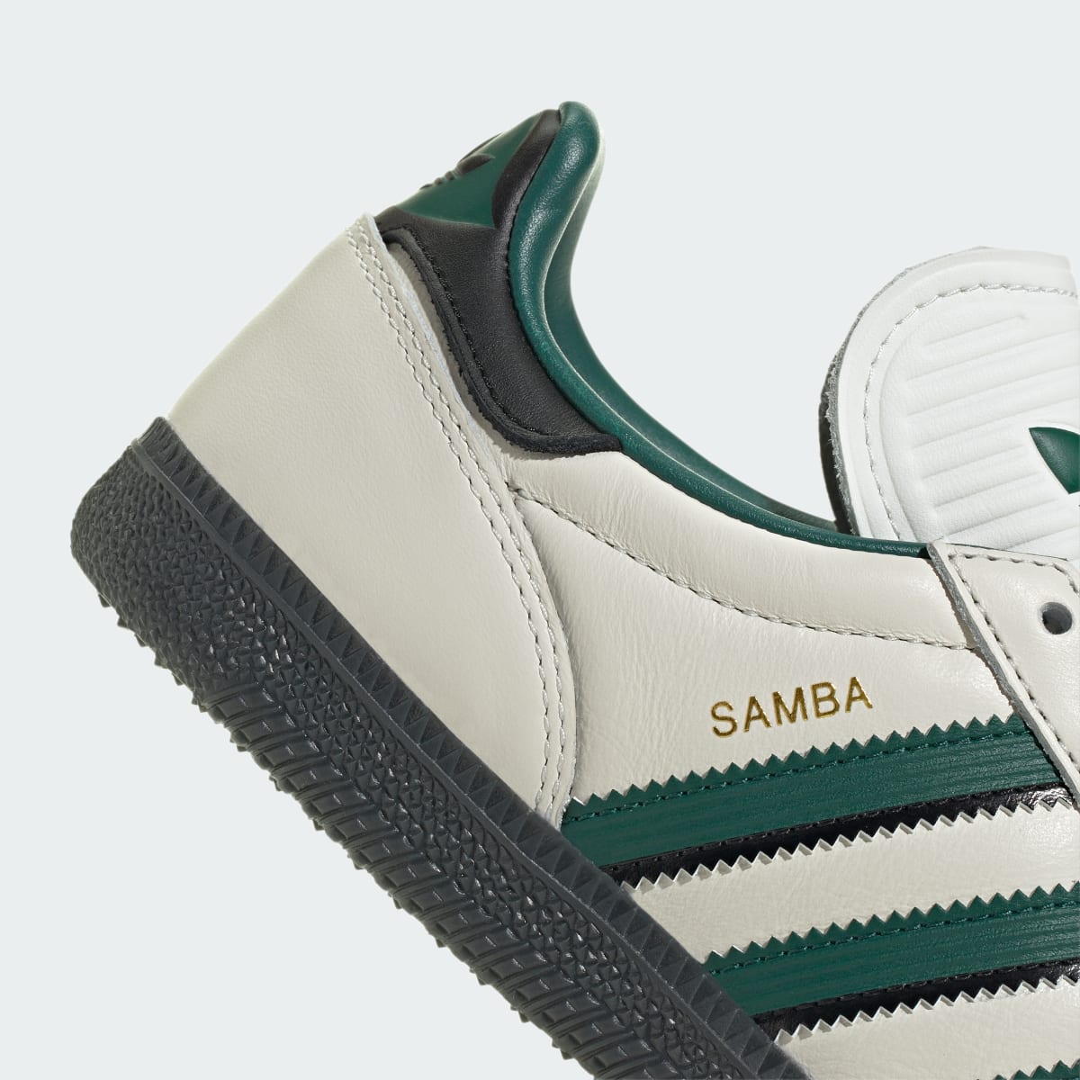 Overkicks - Adidas Samba JP Core White Collegiate Green Carbon (GS) (JQ1323) - imagen 9