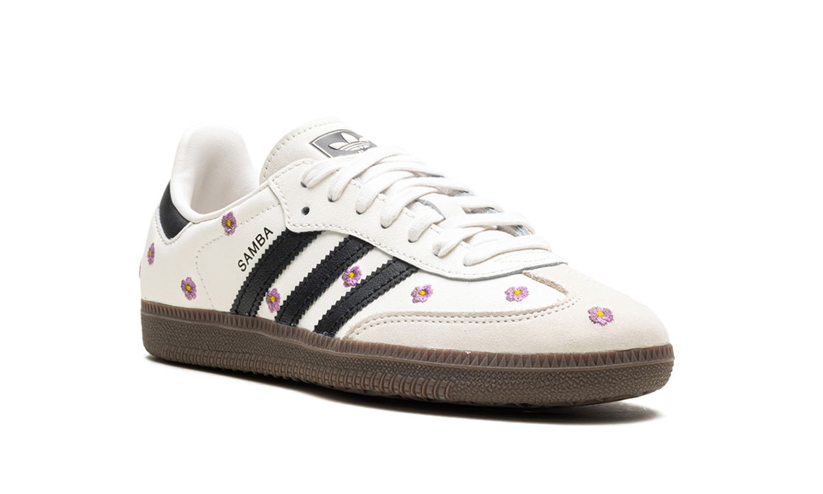 Overkicks - Adidas Samba Light Purple Floral (IF4398) - detalle lateral interior