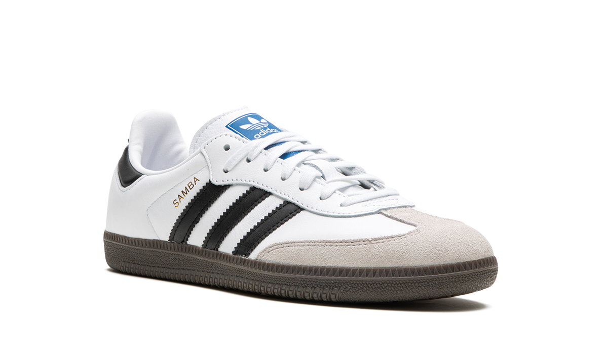 Overkicks - Adidas Samba OG Cloud White Core Black (IE3675) - detalle lateral interior