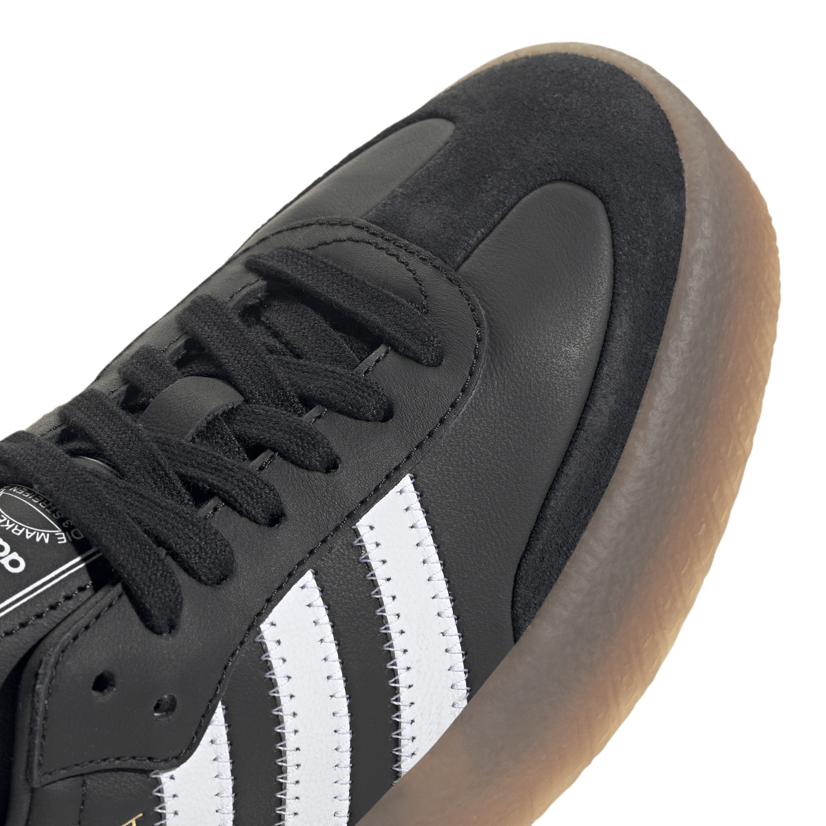 Overkicks - Adidas Sambae Core Black Metallic Gold (Womens) (JI1350) - detalle