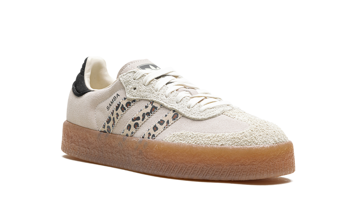 Overkicks - Adidas Sambae Leopard Off White (Womens) (JI4226) - detalle lateral interior
