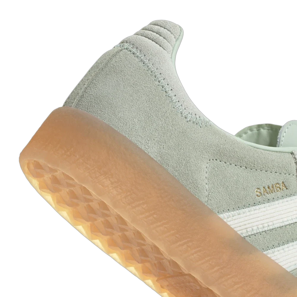 Overkicks - Adidas Sambae Linen Green Gum (Womens) (JI3881) - vista superior