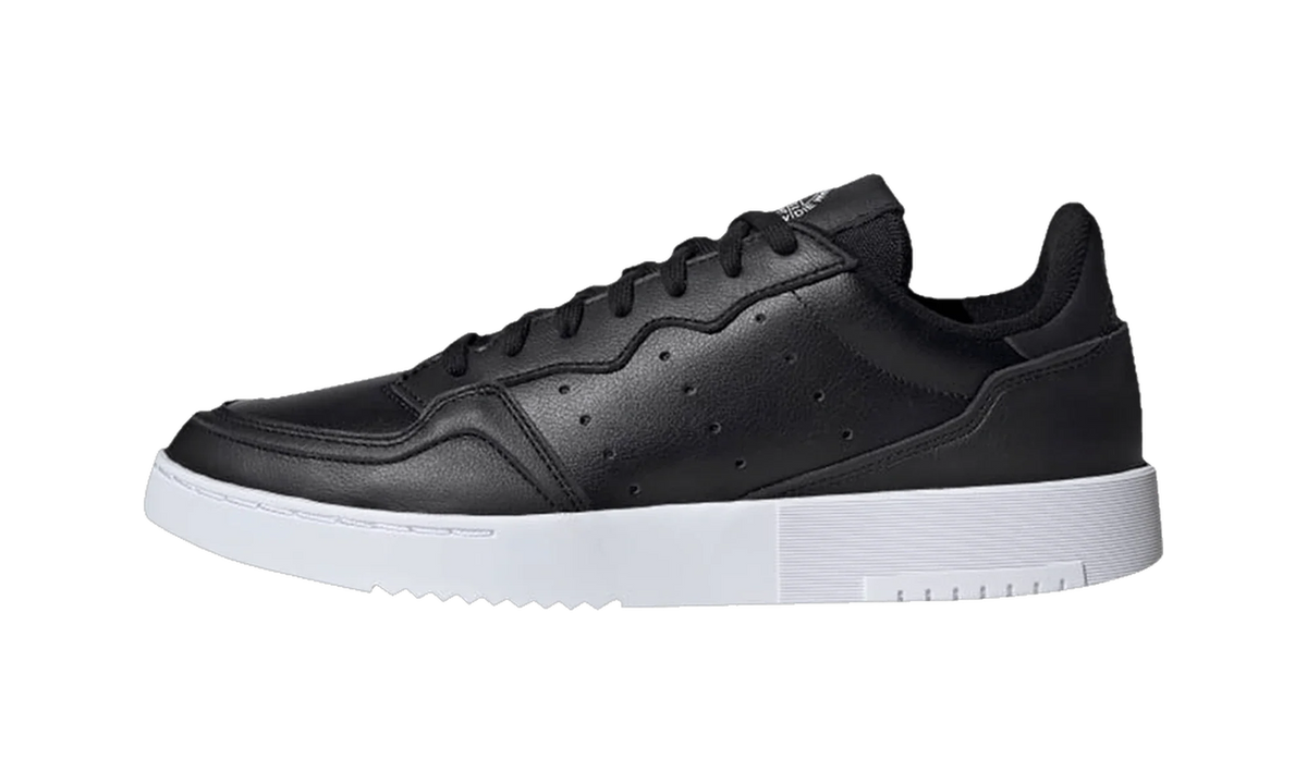 Overkicks - Adidas Supercourt Black White (EE6038) - vista lateral