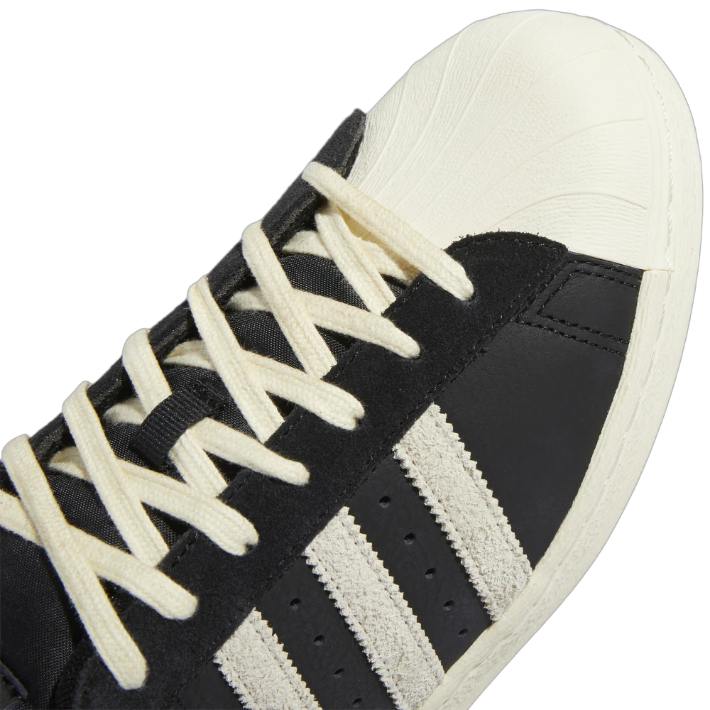 Overkicks - Adidas Superstar 82 Core Black Cream White (GY3428) - vista superior