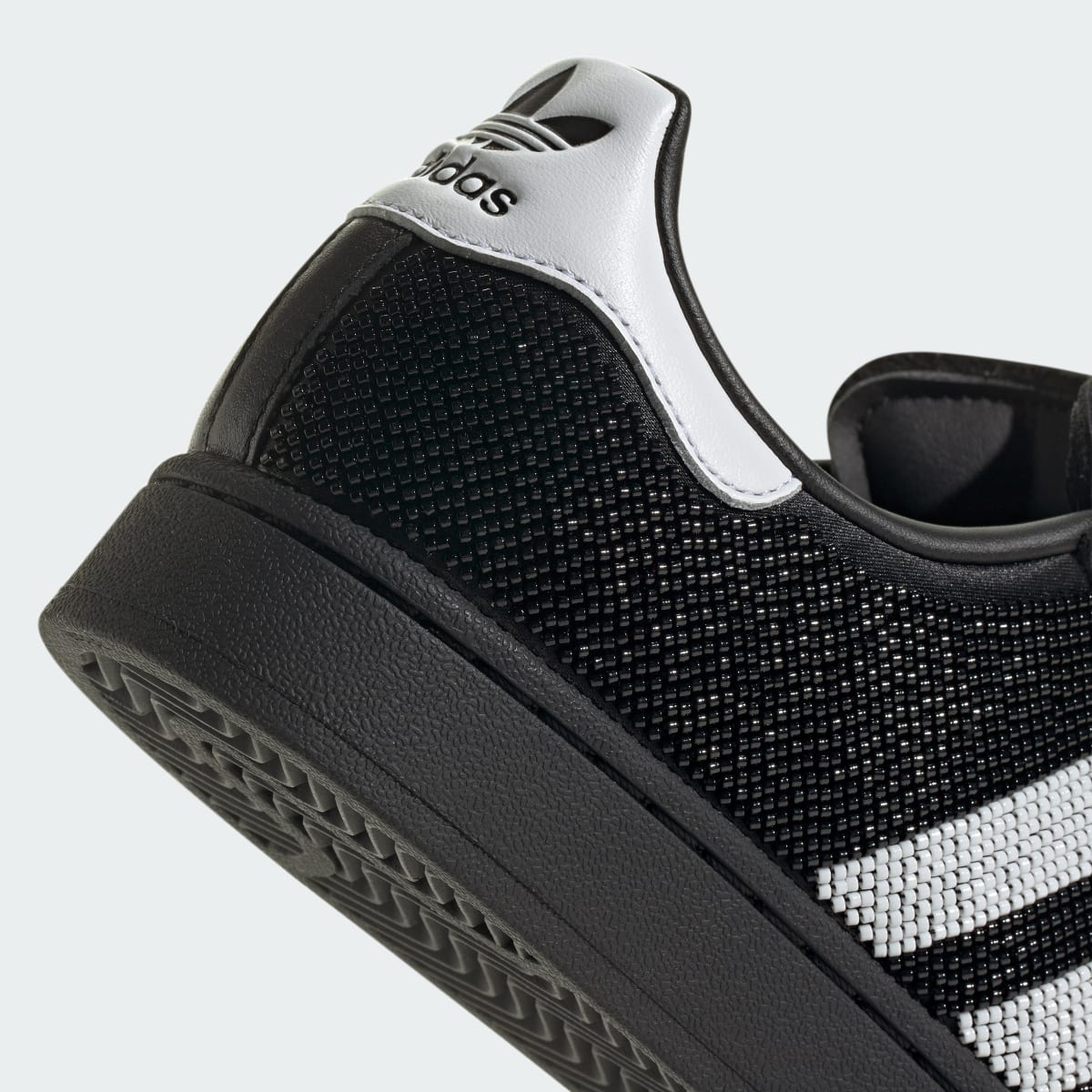Overkicks - Adidas Superstar Beaded Black White (JH7098) - detalle