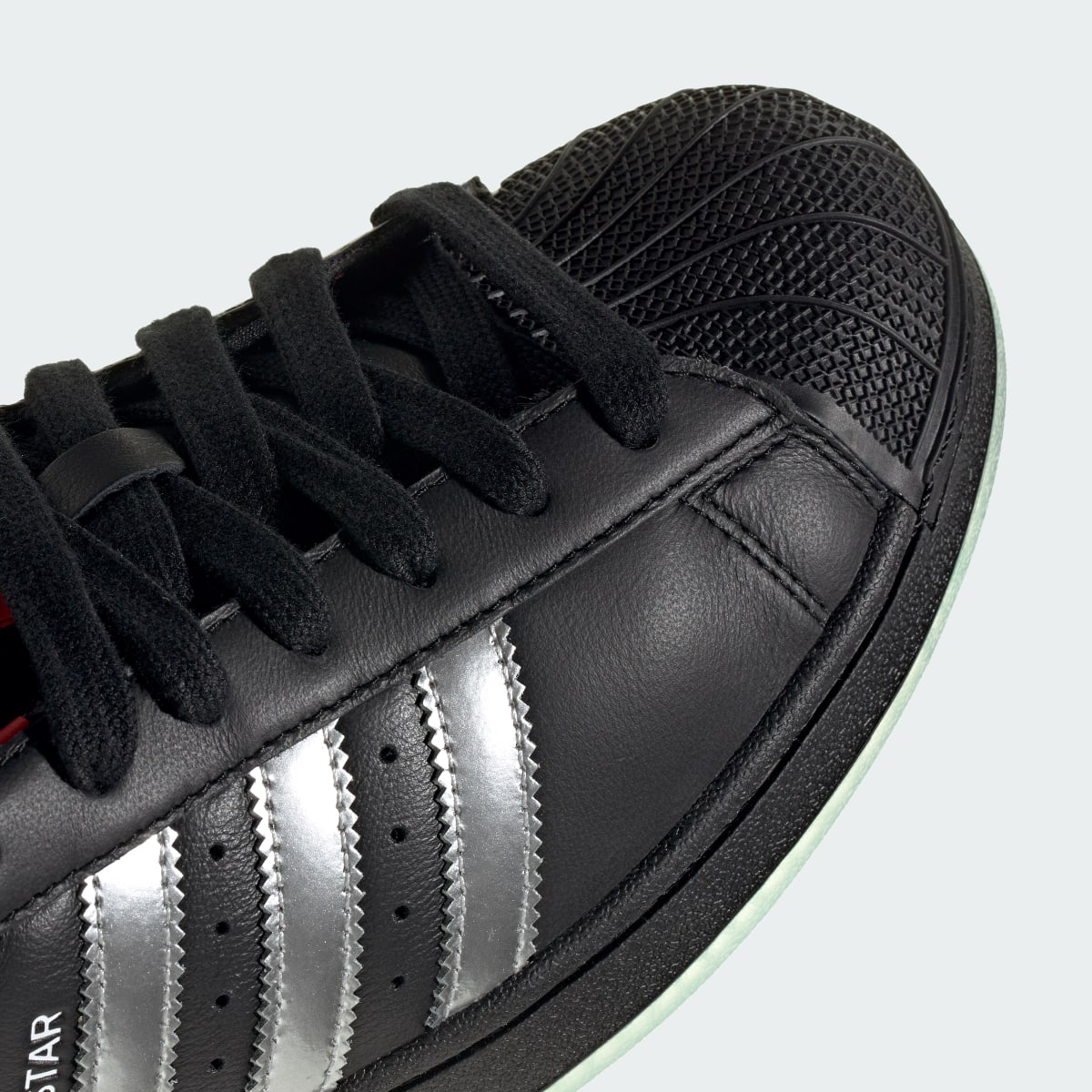 Overkicks - Adidas Superstar Coca-Cola Black (KH6891) - detalle