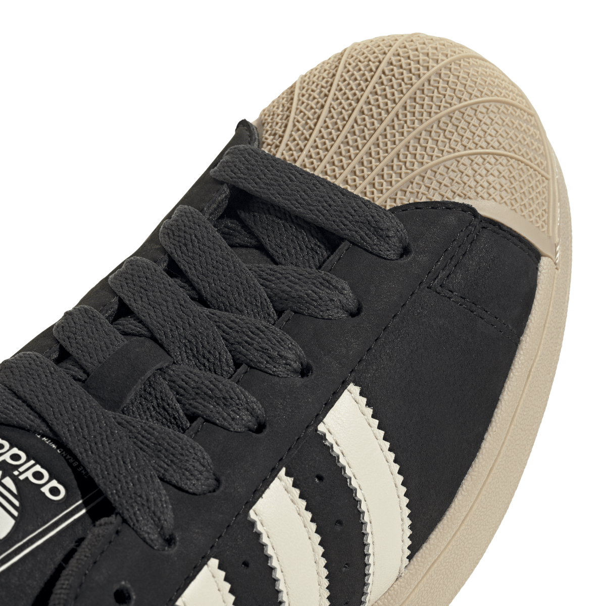 Overkicks - Adidas Superstar II Black Off White Stone Khaki (KH8959) - detalle