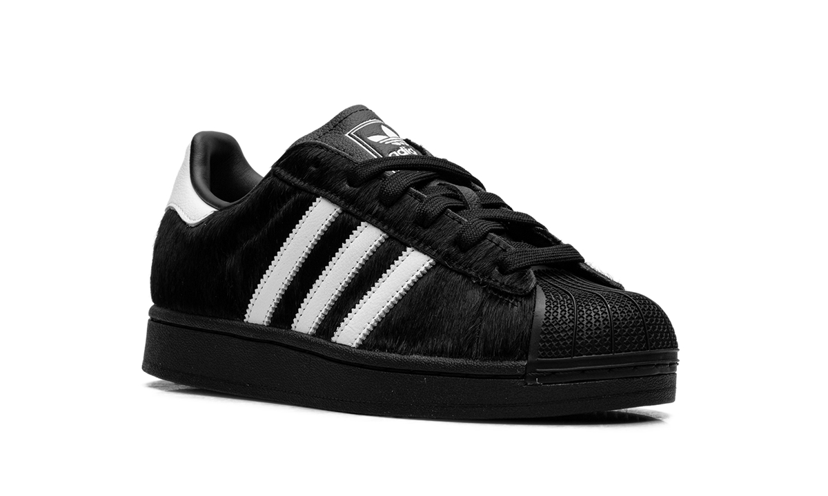 Overkicks - Adidas Superstar II Black Ponyhair (JH9475) - detalle lateral interior