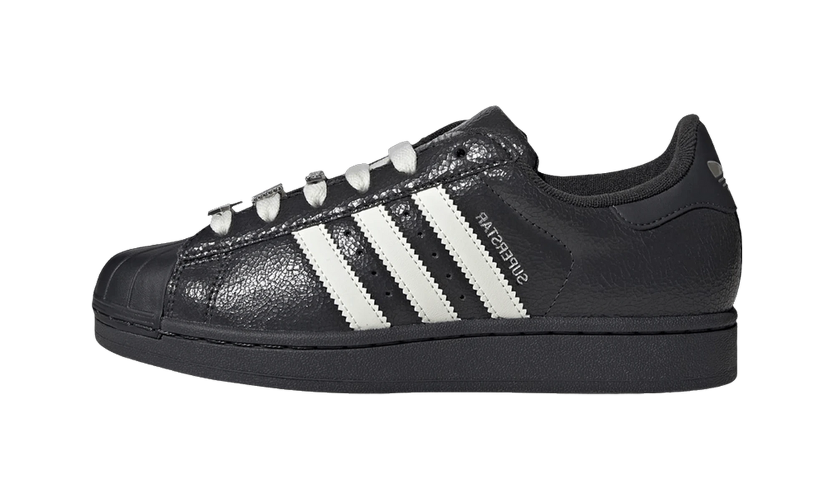 Overkicks - Adidas Superstar II Carbon Off White Silver Metallic (IH1628) - vista lateral