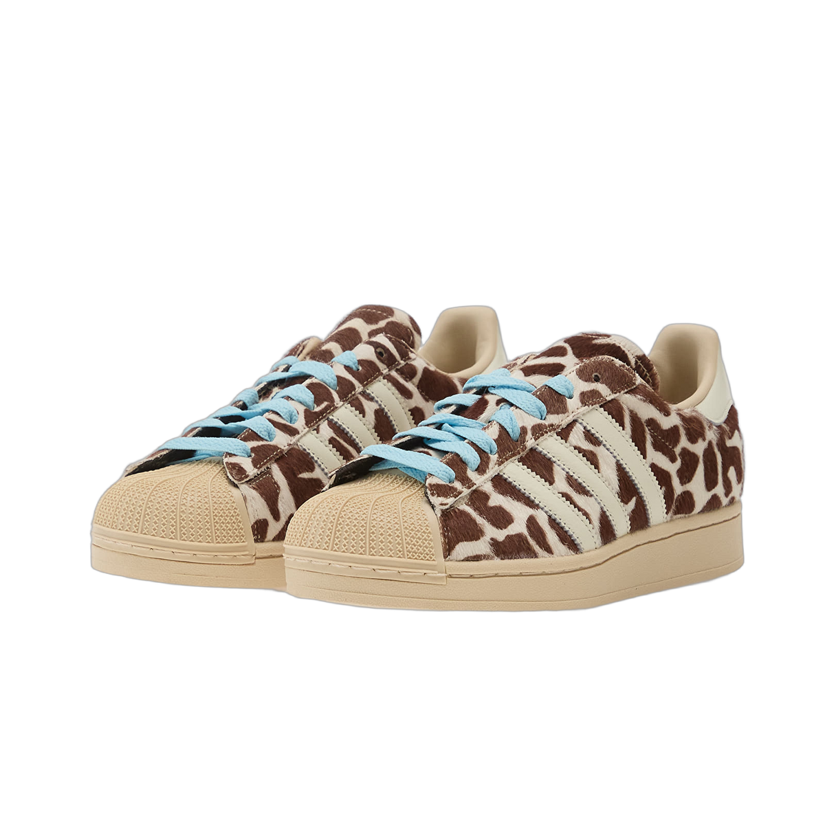 Overkicks - Adidas Superstar II Cow Print Crystal Linen (KH9031) - detalle talón