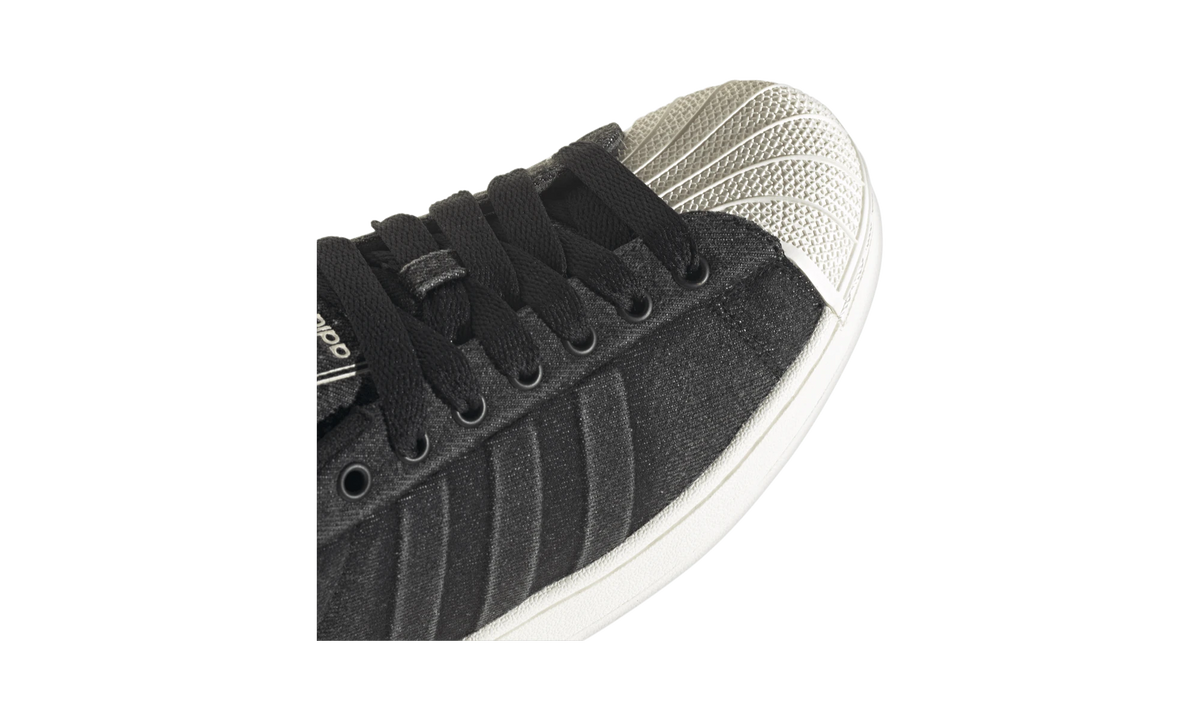 Overkicks - Adidas Superstar II Denim Black White (IH9247) - detalle