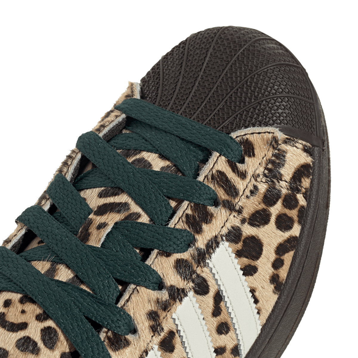Overkicks - Adidas Superstar II Leopard Dark Brown Ivory (KI4203) - detalle