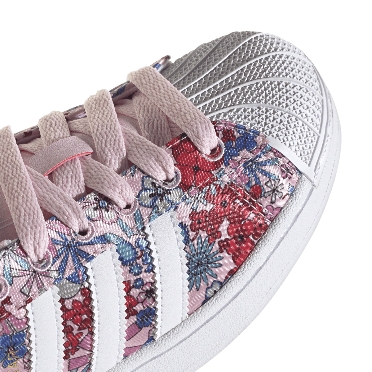 Overkicks - Adidas Superstar II Liberty London Clear Pink Floral (JQ2005) - detalle