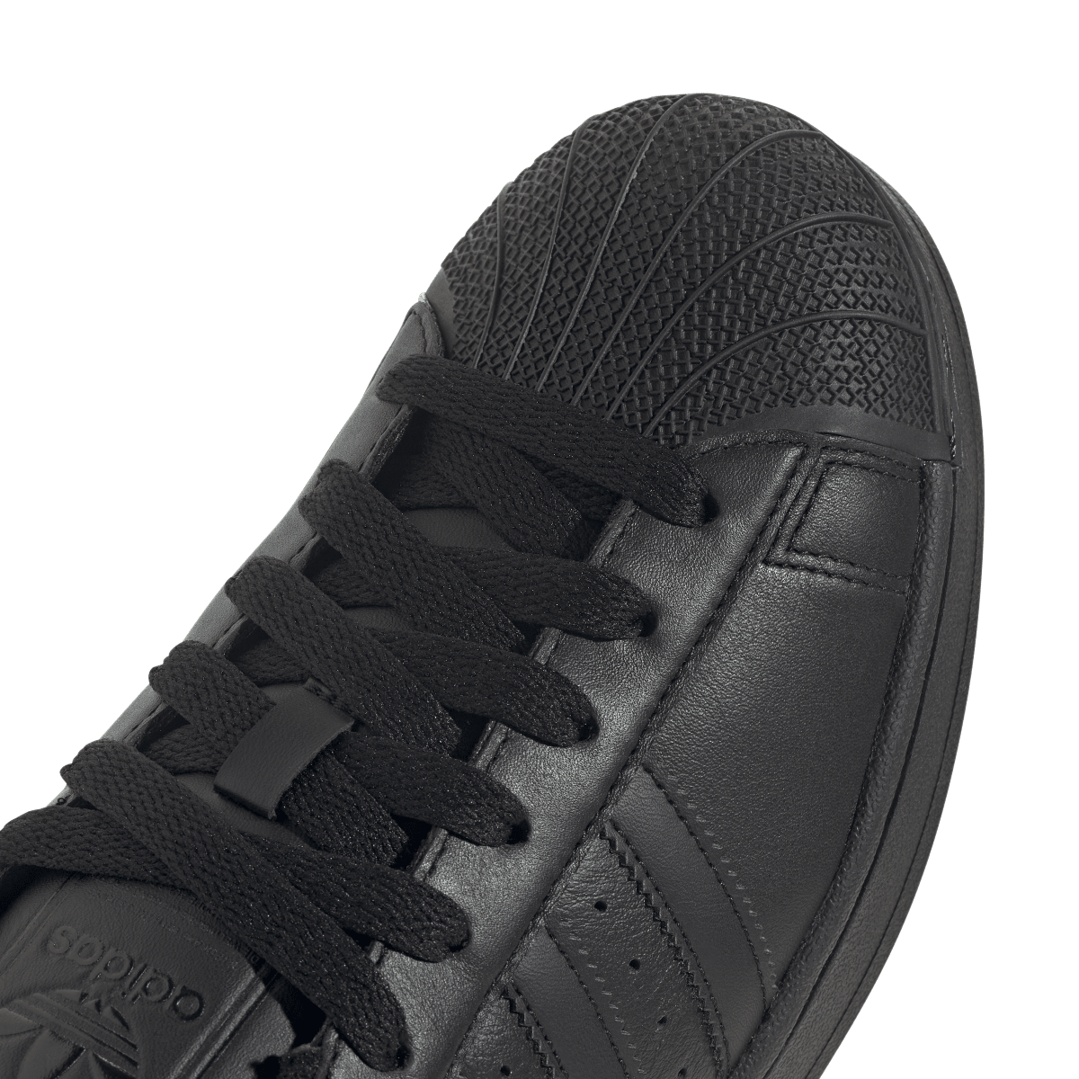 Overkicks - Adidas Superstar II Triple Black (JI0081) - detalle