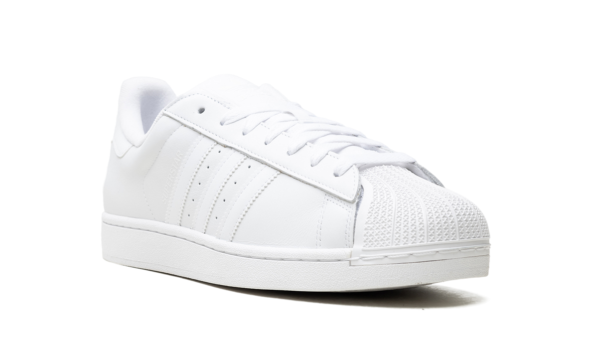 Overkicks - Adidas Superstar II Triple White (JI0080) - detalle lateral interior