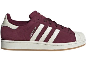 Overkicks - Adidas Superstar Maroon Off White (Womens) (HQ4913) - vista lateral