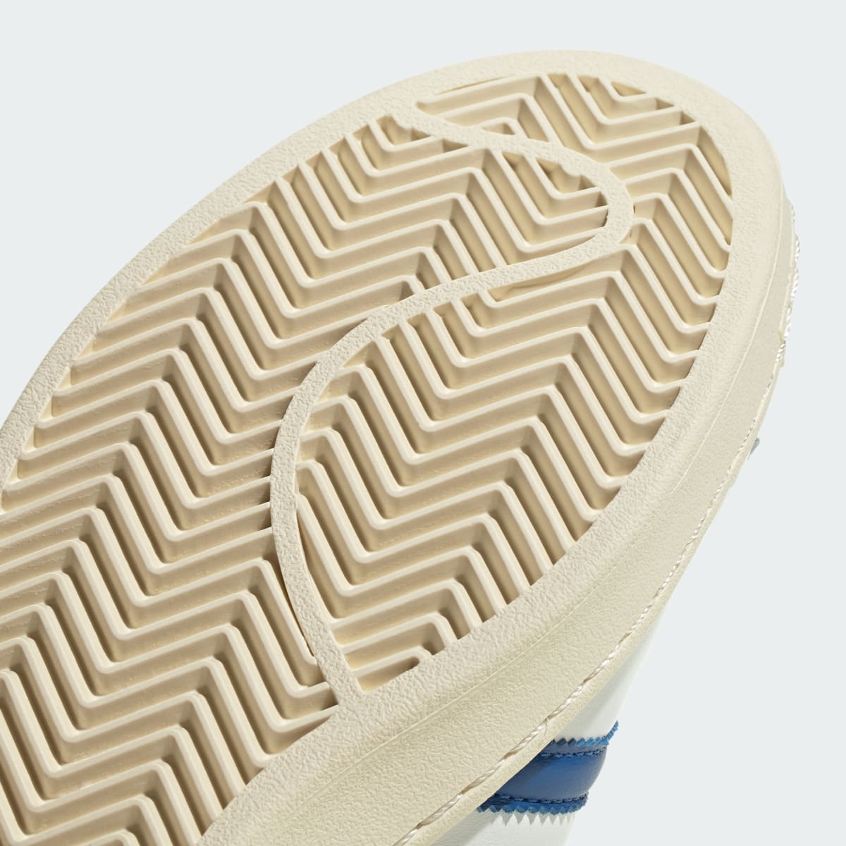 Overkicks - Adidas Superstar Vintage White Blue Better Scarlet Made in Germany (JQ6345) - detalle