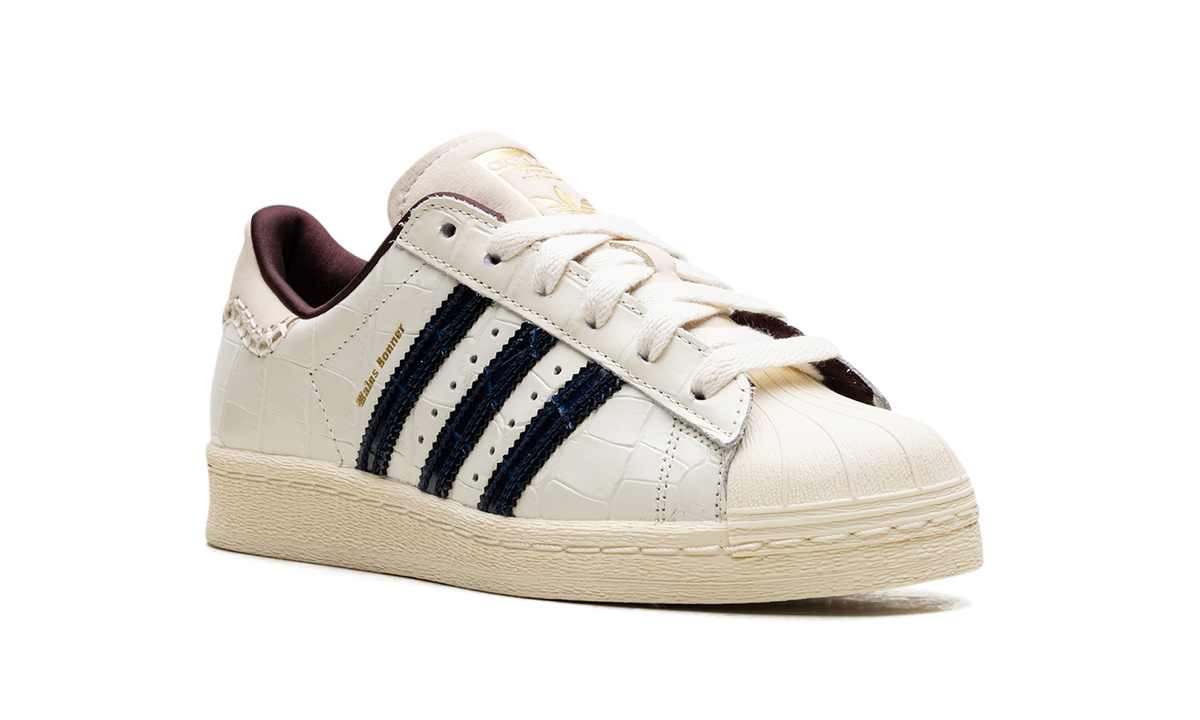 Overkicks - Adidas Superstar Wales Bonner White Croc (JP7161) - detalle lateral interior