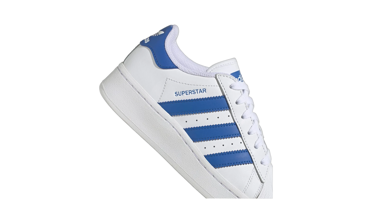 Overkicks - Adidas Superstar XLG Cloud White Blue (IG0289) - detalle