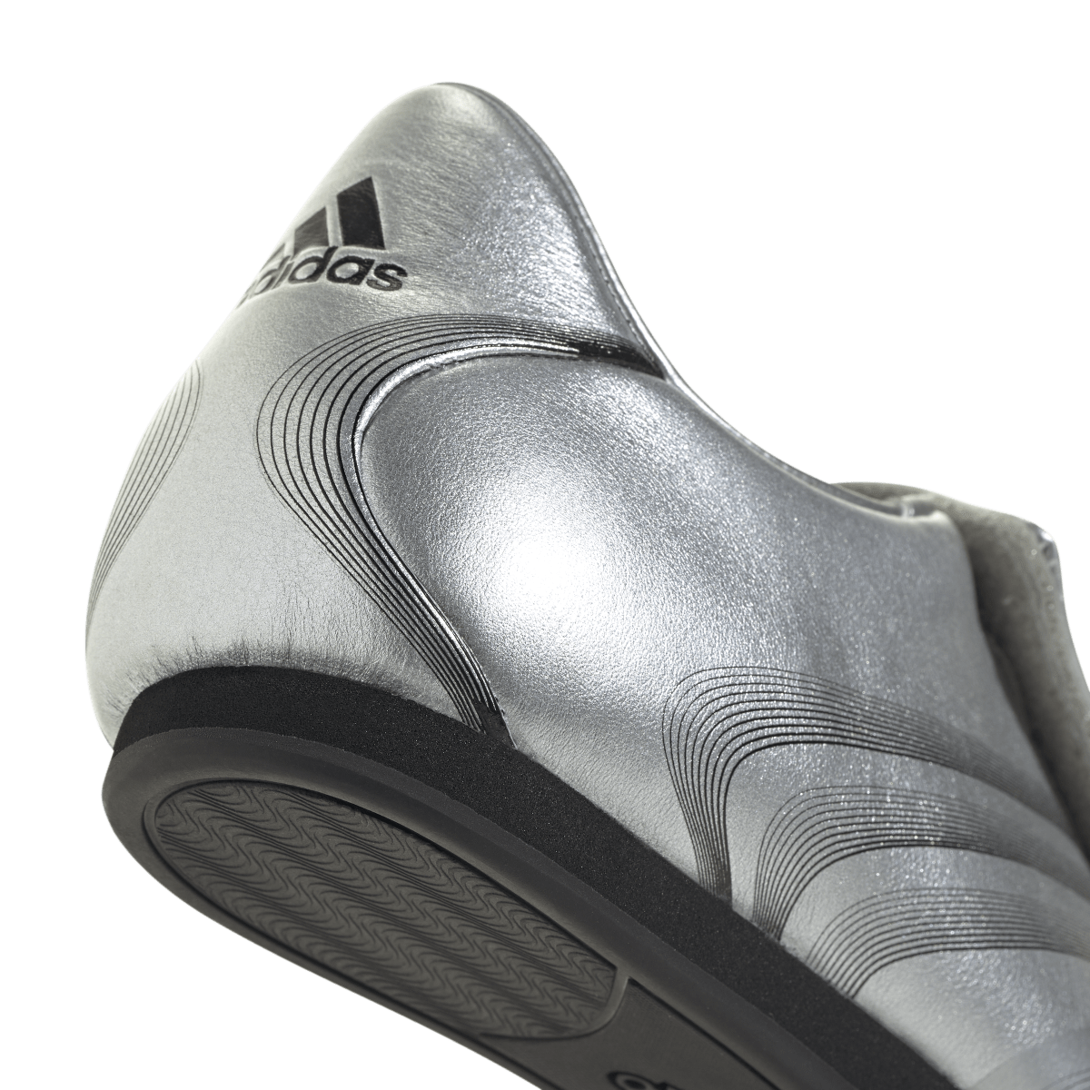 Overkicks - Adidas Taekwondo F50 Silver Metallic Black (IH1873) - detalle