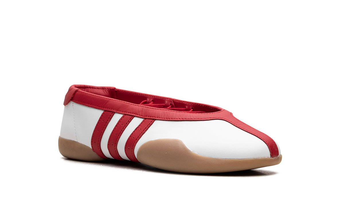 Overkicks - Adidas Taekwondo Mei Ballet White Better Scarlet (JQ0960) - detalle lateral interior