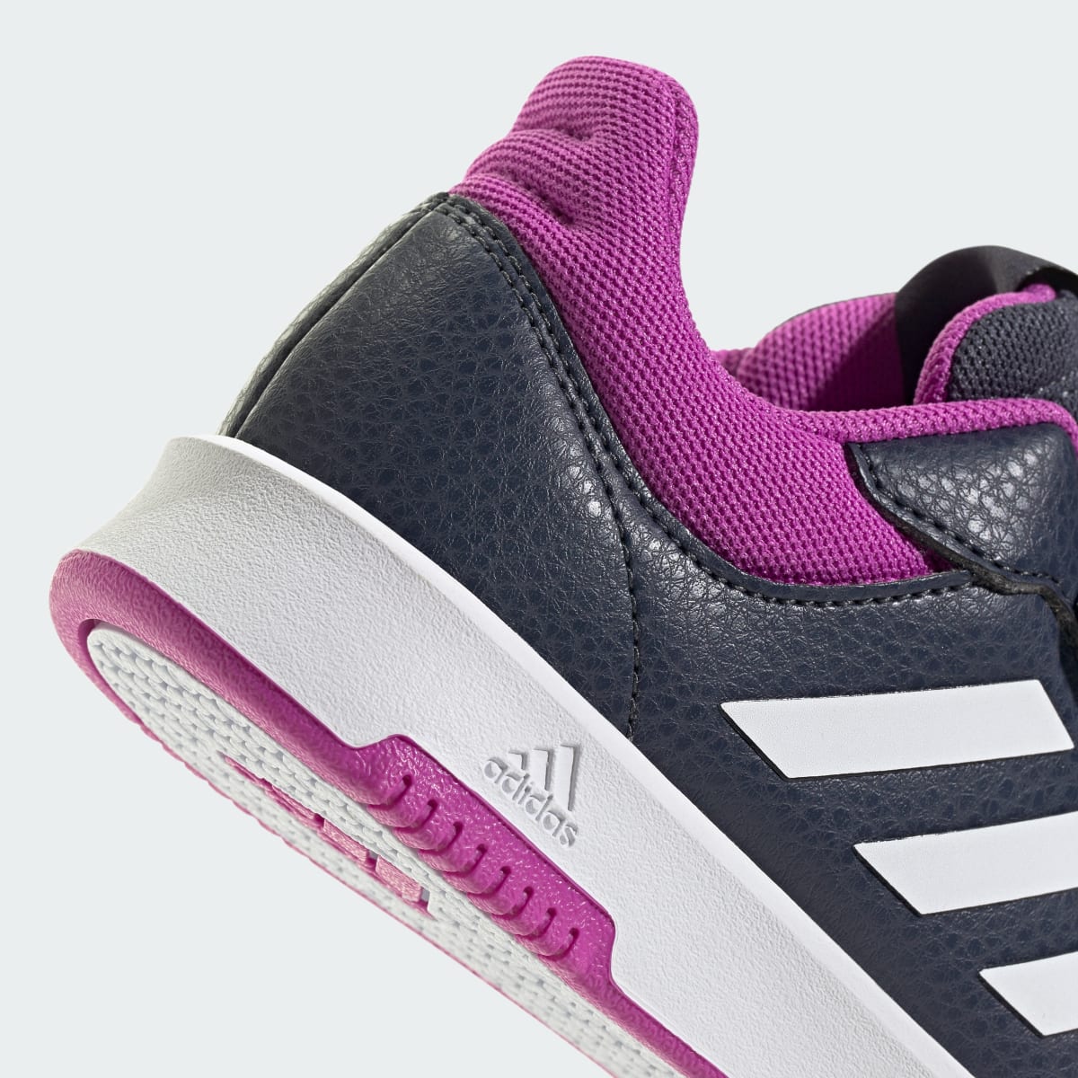 Overkicks - Adidas Tensaur Hook And Loop Shadow Navy Cloud White Flash Pink (GS) (JH9541) - imagen 9