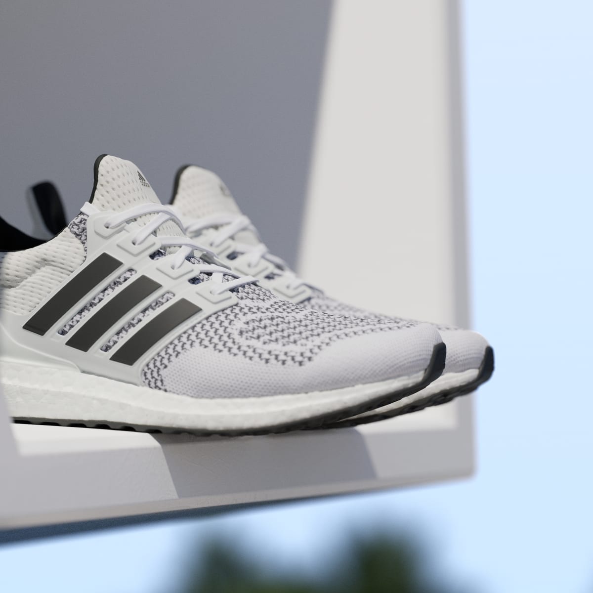 Overkicks - Adidas Ultra Boost 1.0 White Core Black (JR1987) - detalle