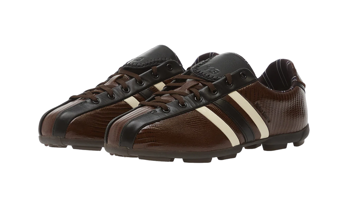 Overkicks - Adidas Y-3 The Field Lizzard Wales Bonner Dark Brown (KI6114) - detalle talon