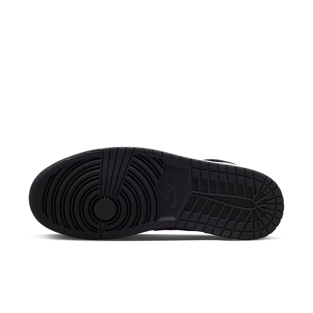 Overkicks - Air Jordan 1 High FlyEase Black Bright Violet (CQ3835-051) - detalle suela