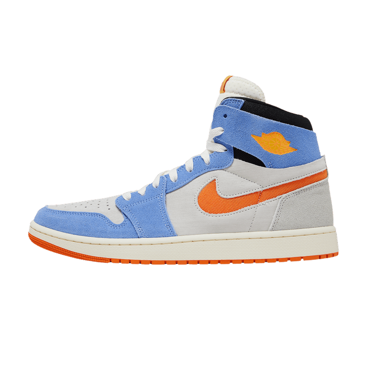 Overkicks - Air Jordan 1 High Zoom Air CMFT 2 Royal Pulse Alpha Orange (DV1307-184) - vista lateral