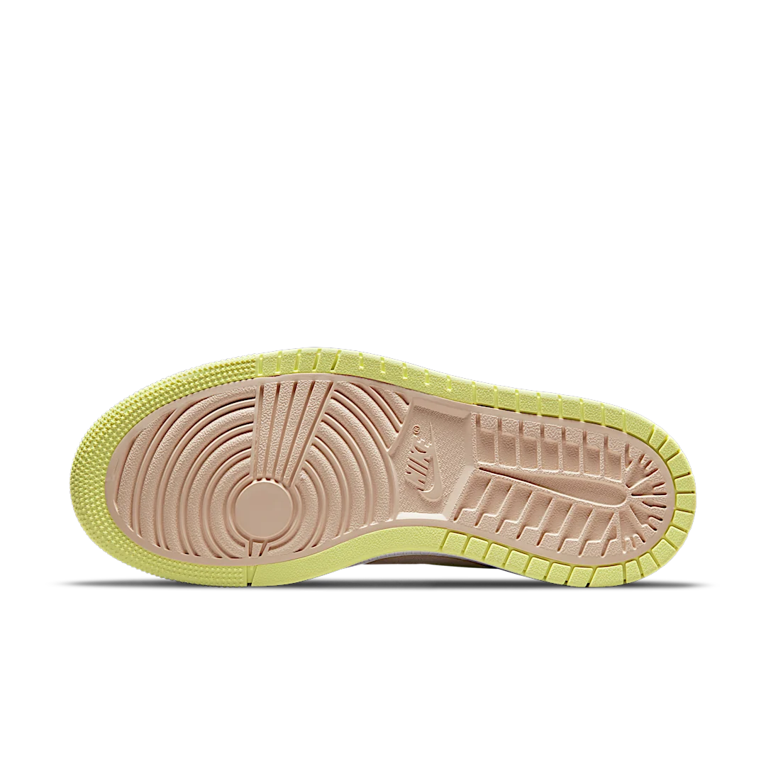 Overkicks - Air Jordan 1 High Zoom Air CMFT Lemon Twist (CT0979-200) - detalle suela