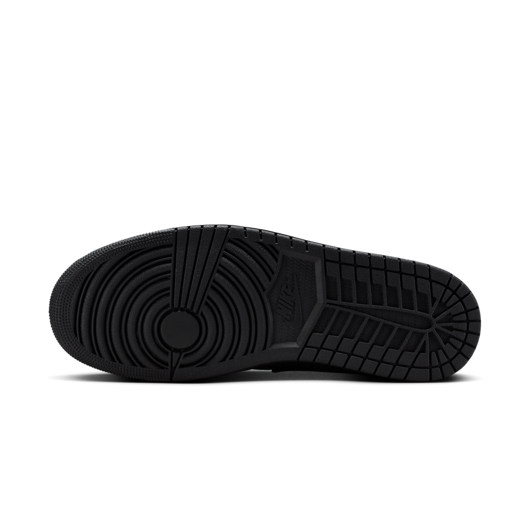 Overkicks - Air Jordan 1 Low Black Elephant Print (IM6568-010) - detalle suela