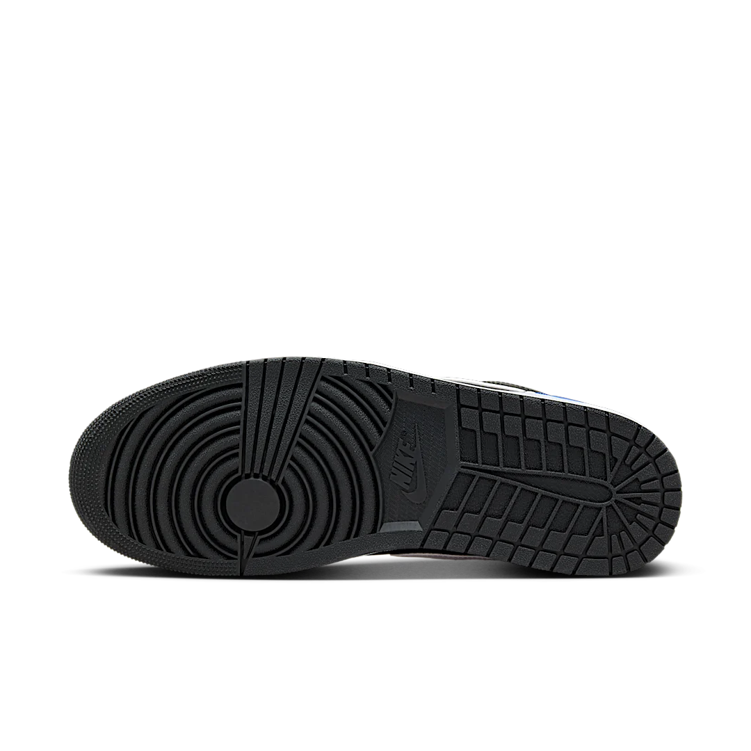 Overkicks - Air Jordan 1 Low Black Royal Toe (553558-042) - detalle suela