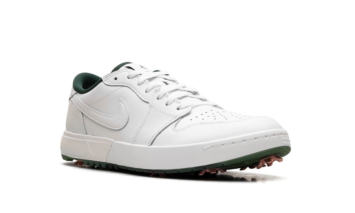 Overkicks - Air Jordan 1 Low Golf Spiked White Fir Elemental Pink (IQ3417-100) - detalle lateral interior