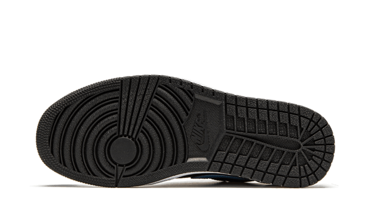 Overkicks - Air Jordan 1 Low Laser Blue Black (553558-410) - detalle suela