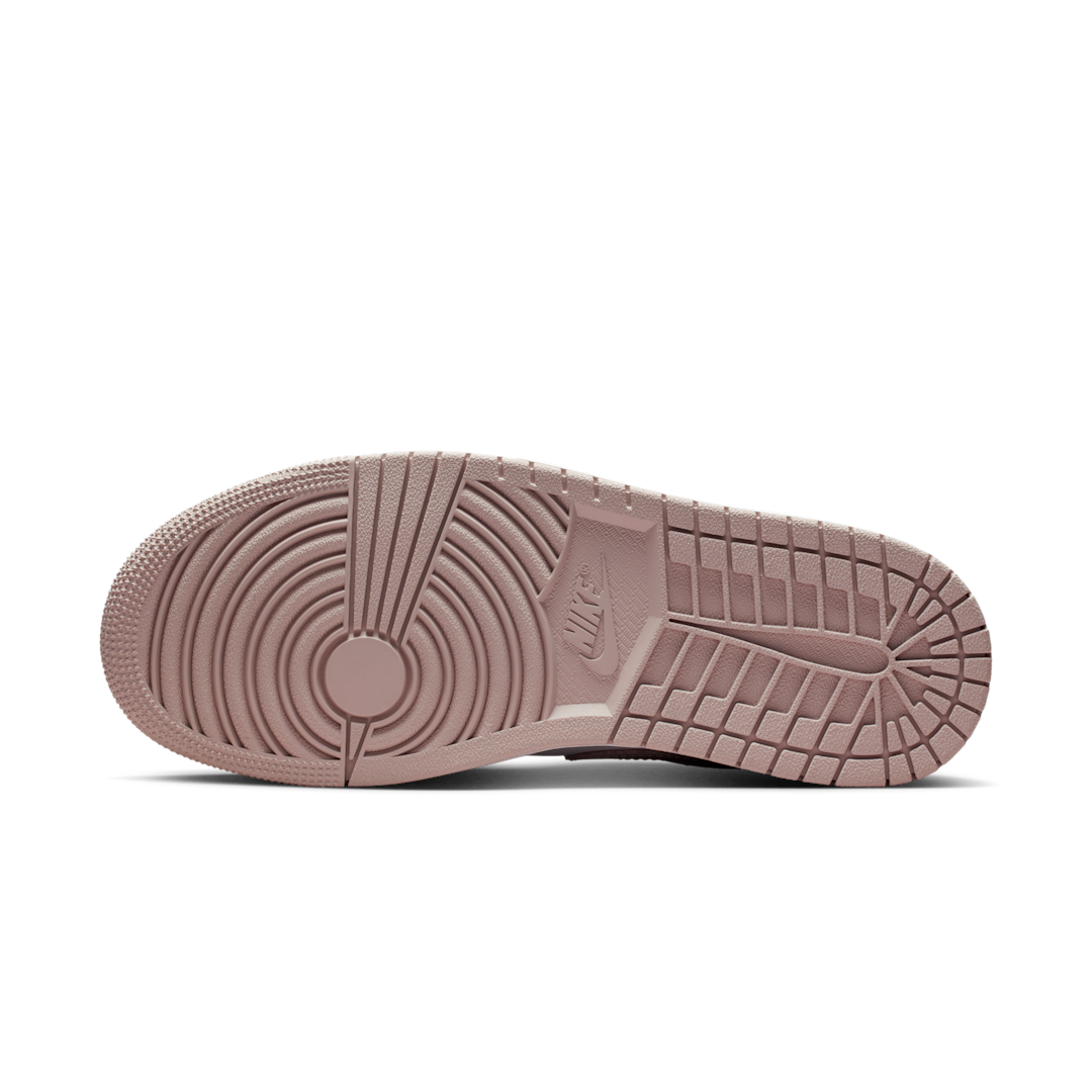 Overkicks - Air Jordan 1 Low Particle Rose (DC0774-606) - detalle suela