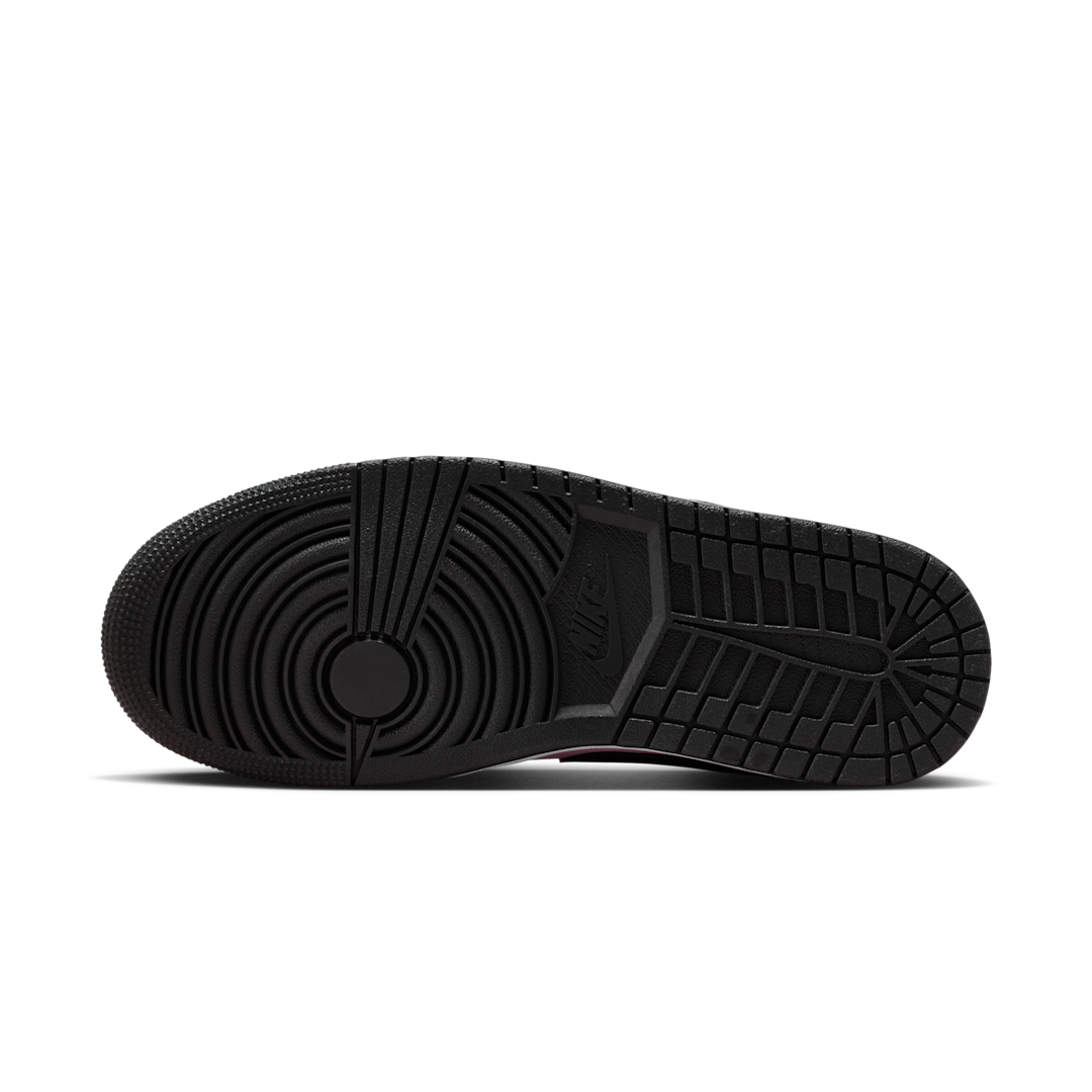 Overkicks - Air Jordan 1 Low Pink Foam Black (IO3394-663) - detalle suela