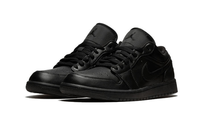 Overkicks - Air Jordan 1 Low Triple Black (553558-093) - vista trasera
