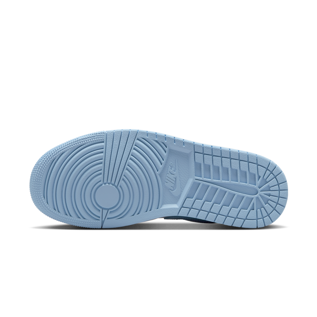 Overkicks - Air Jordan 1 Low White Aluminum (DC0774-142) - detalle suela