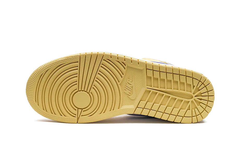 Overkicks - Air Jordan 1 Mid Lemon Wash Lapis (BQ6472-701) - detalle suela