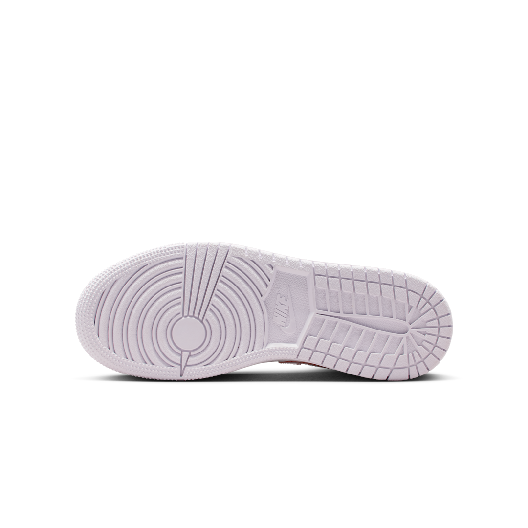 Overkicks - Air Jordan 1 Mid SE Barely Grape Iridescent Swoosh (GS) (IM4419-500) - imagen 4