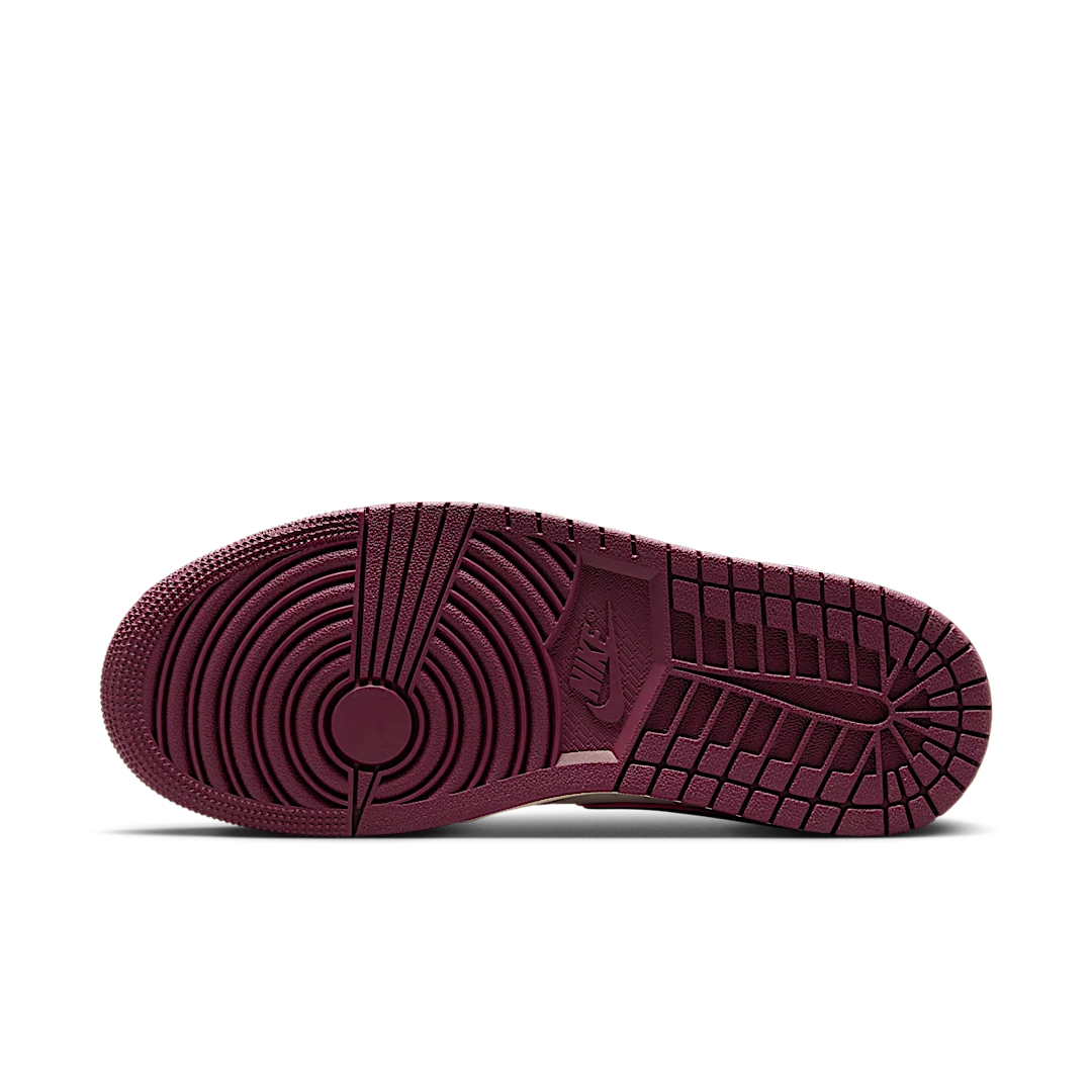Overkicks - Air Jordan 1 Mid SE Bordeaux (FQ7818-101) - detalle suela