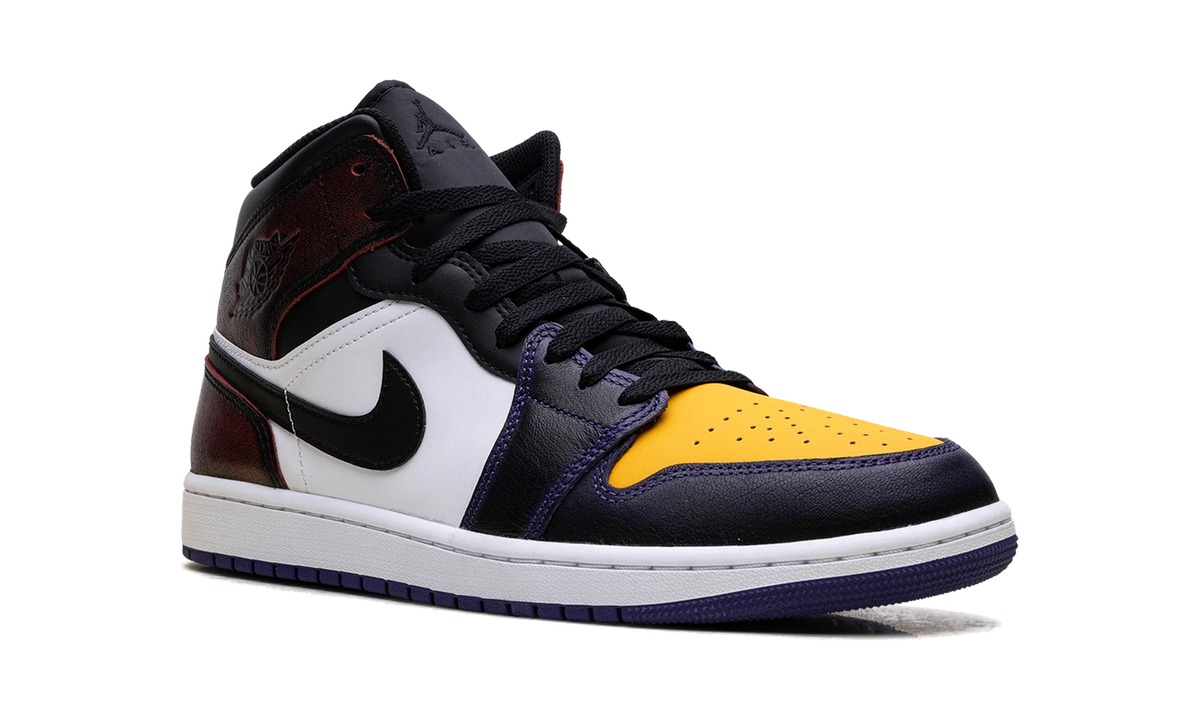 Overkicks - Air Jordan 1 Mid SE LA to Chicago (IQ9383-611) - detalle lateral interior