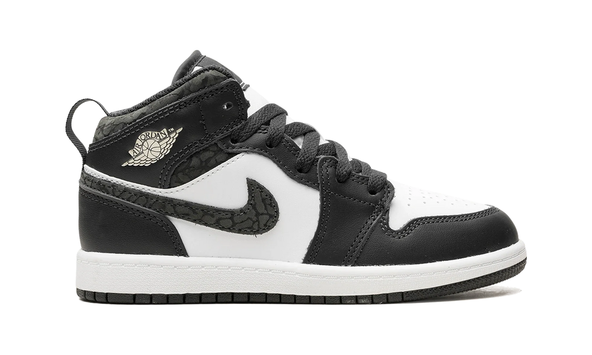 Overkicks - Air Jordan 1 Mid SE Panda Elephant (PS) (FB9910-001) - imagen 6