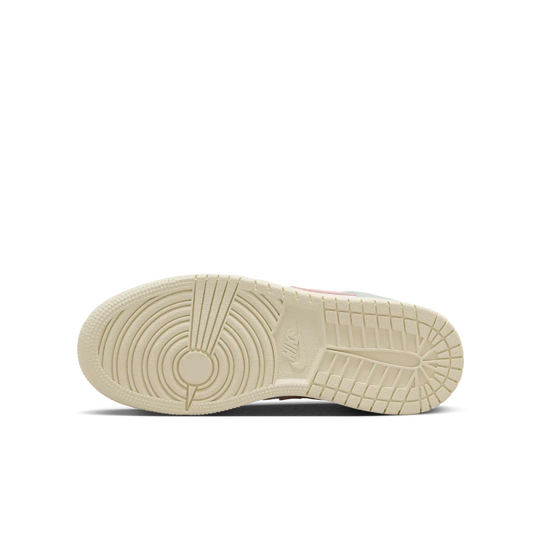 Overkicks - Air Jordan 1 Mid SE Pink Oxford (GS) (DZ5361-100) - imagen 4