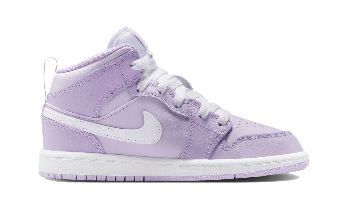 Overkicks - Air Jordan 1 Mid Violet Mist Barely Grape (PS) (DQ8424-502) - imagen 4