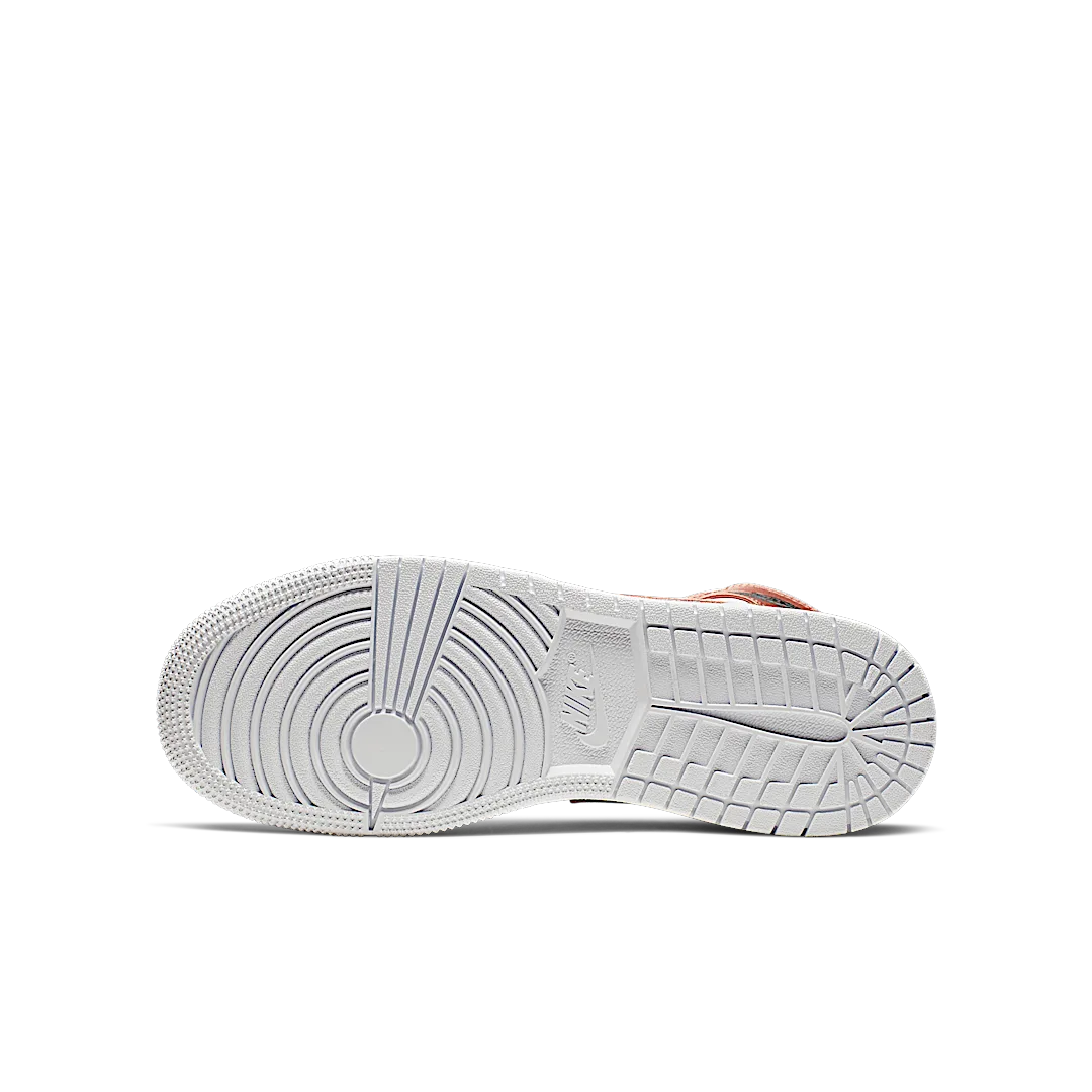 Overkicks - Air Jordan 1 Mid White Rose Gold (GS) (555112-190) - imagen 4