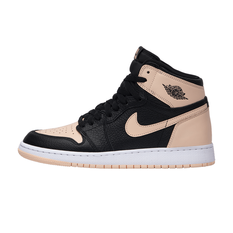 Overkicks - Air Jordan 1 Retro High Black Crimson Tint (GS) (575441-081) - vista lateral