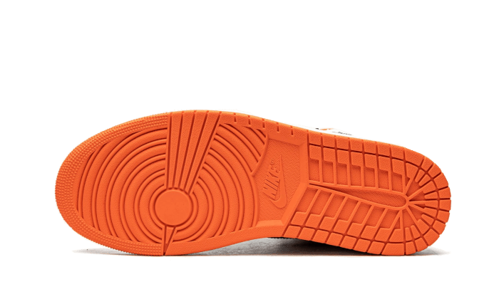 Overkicks - Air Jordan 1 Retro High Electro Orange (555088-180) - detalle suela