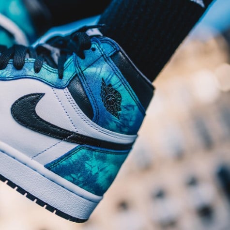 Overkicks - Air Jordan 1 Retro High Tie Dye (CD0461-100) - detalle lateral interior